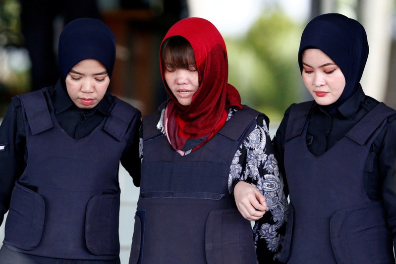Vietnamese Doan Thi Huong leaves the Shah Alam High Court on the outskirts of Kuala Lumpur