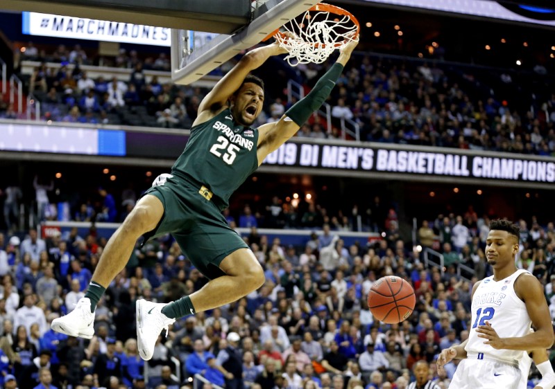 NCAA Basketball: NCAA Tournament-East Regional-Michigan State vs Duke