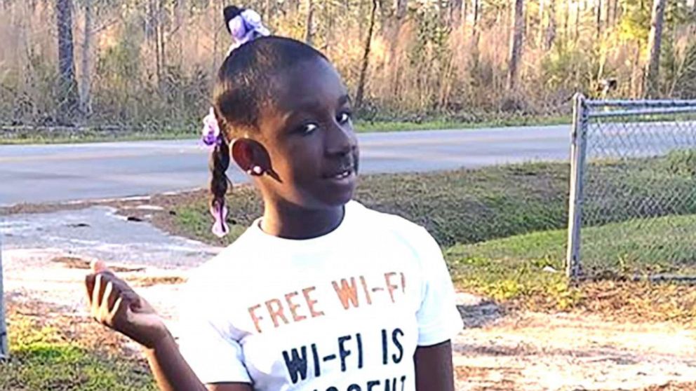 RaNiya Wright, a fifth-grade student at Forest Hills Elementary School is pictured in this undated photo provided by her family.