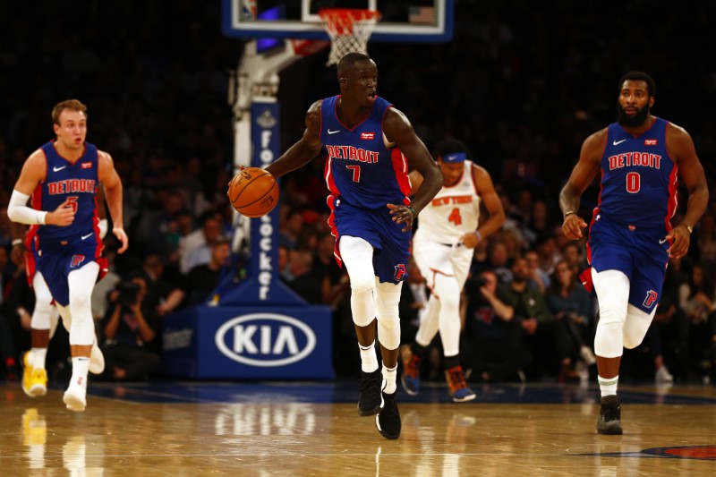 NBA: Detroit Pistons at New York Knicks