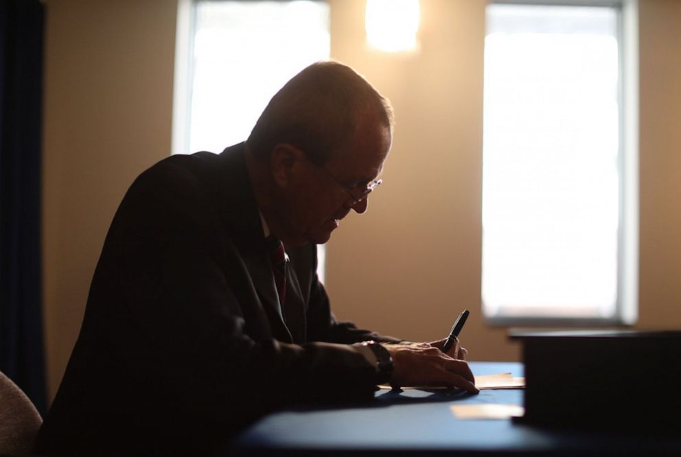 New Jersey Gov. Phil Murphy signed a bill that will allow terminally ill patients to end their own lives, April 12, 2019.