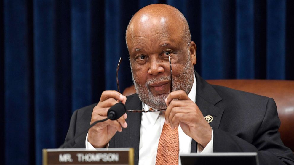 In this March 6, 2019, file photo, House Homeland Security Committee chairman Rep. Bennie Thompson waits for the start of a hearing with Homeland Security Secretary Kirstjen Nielsen on Capitol Hill in Washington.