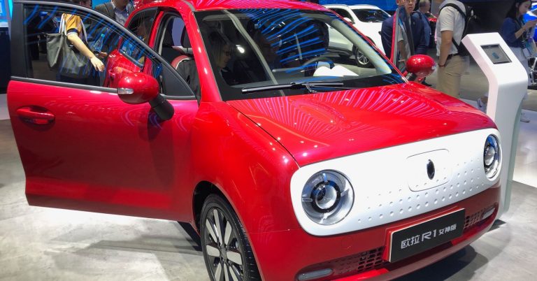 Take a look at the tiny ‘Goddess’ electric vehicle from China’s Great Wall Motors