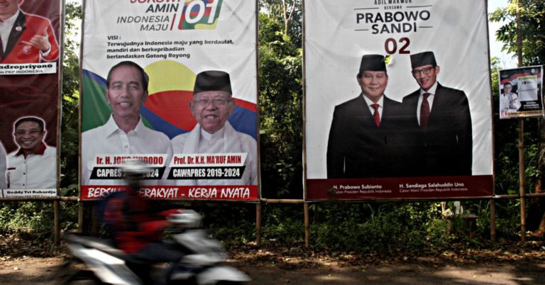 The specter of Chinese investment looms over Indonesia’s election