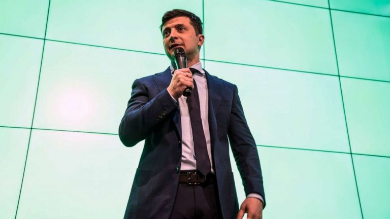 TV comedian leads in 1st round of Ukrainian presidential election