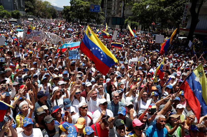 Rally against Venezuelan President Nicolas Maduro's government in Caracas