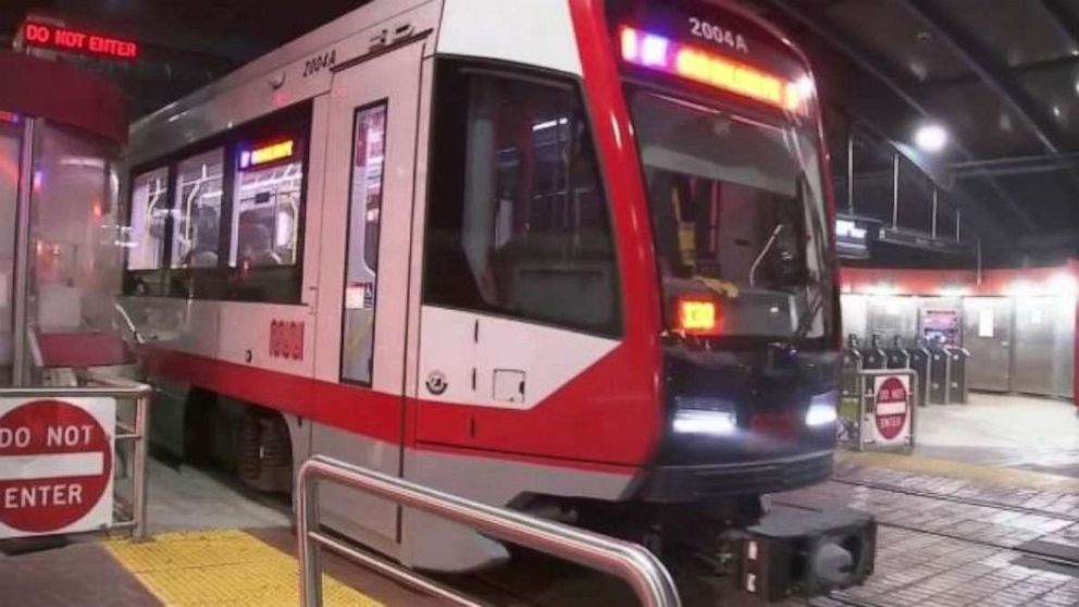 A woman was dragged onto the tracks by a Muni train in San Francisco on Friday, April 12, 2019, after getting stuck in a closing door. The state is now investigating the safety of the doors.