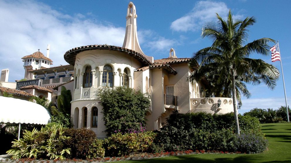 Exterior view of the south side of the Mar-a-Lago estate, Palm Beach, Fla., Jan. 9, 2008.