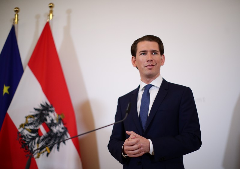FILE PHOTO: Austrian President Van der Bellen swears-in new country's cabinet