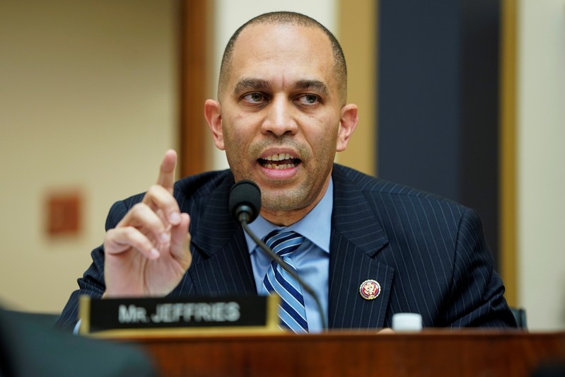 Rep. Hakeem Jeffries questions Acting U.S. Attorney General Whitaker at House Judiciary Committee hearing on Capitol Hill in Washington