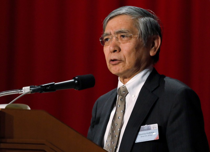 FILE PHOTO: BOJ Governor Kuroda attends the Paris Europlace International Financial Forum in Tokyo