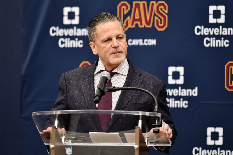 FILE PHOTO: NBA: Cleveland Cavaliers-Press Conference