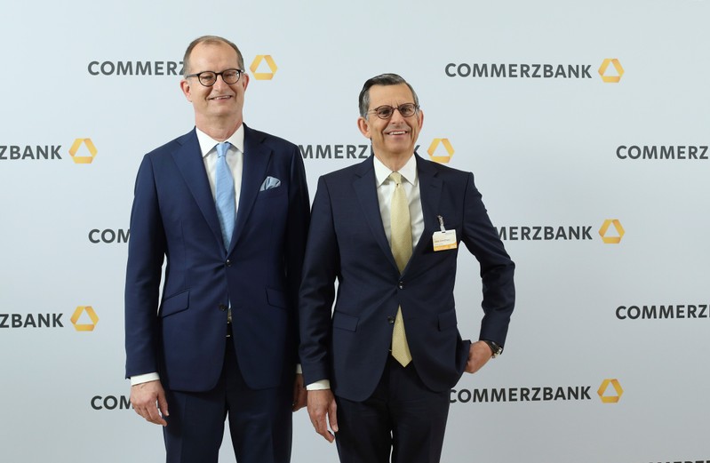Commerzbank AG hold their annual general meeting of shareholders in Wiesbaden