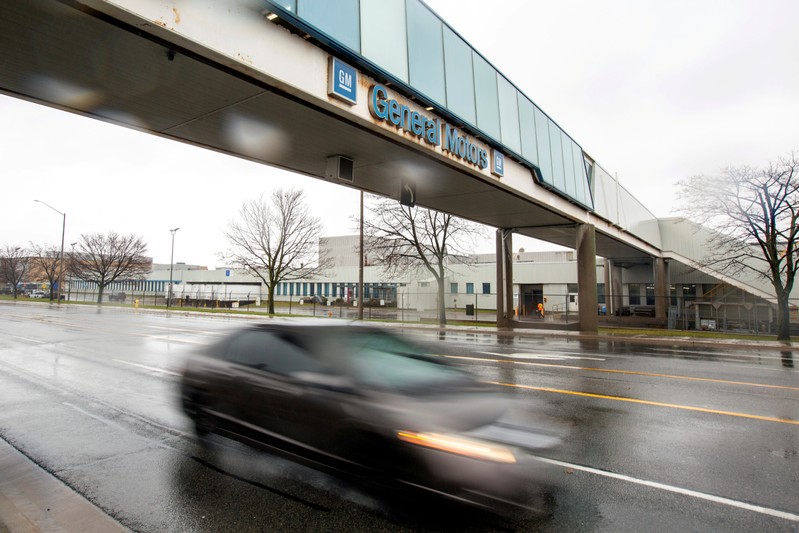 FILE PHOTO: The General Motors assembly plant in Oshawa