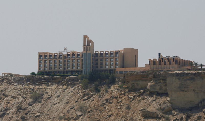 FILE PHOTO: A general view of the Pearl Continental (PC) hotel in Gwadar,