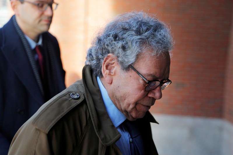 FILE PHOTO: John Kapoor arrives at the federal courthouse in Boston