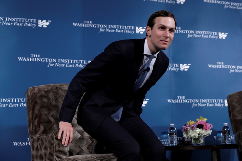 White House senior adviser Kushner attends a discussion at WINEP dinner in Washington