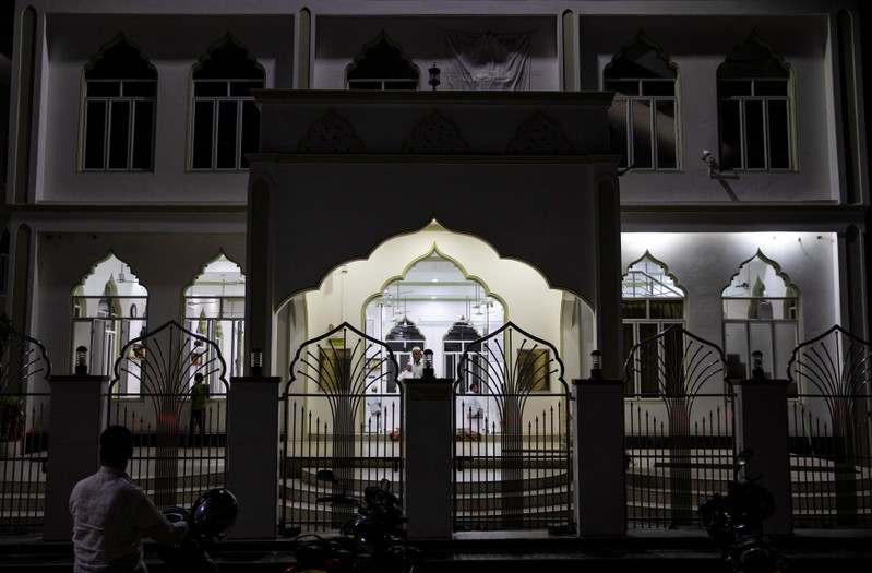 A mosque is seen at Center for Islamic Guidance in Kattankudy
