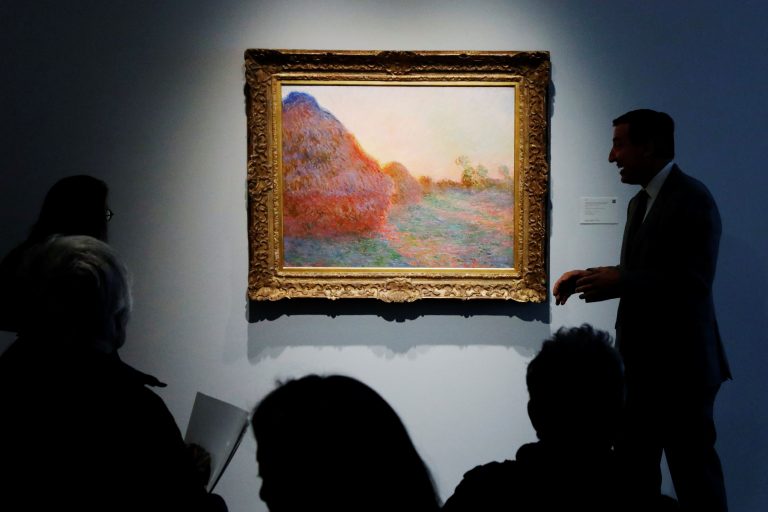 Monet ‘Meules’ painting sells for record $110.7 million at auction