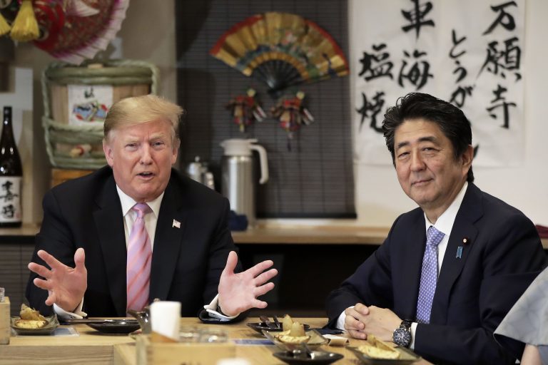 Trump says he hopes to announce a trade deal with Japan soon