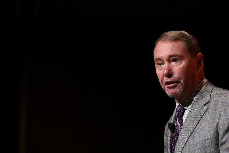 FILE PHOTO: Jeffrey Gundlach, CEO of DoubleLine Capital LP, presents during the 2019 Sohn Investment Conference in New York