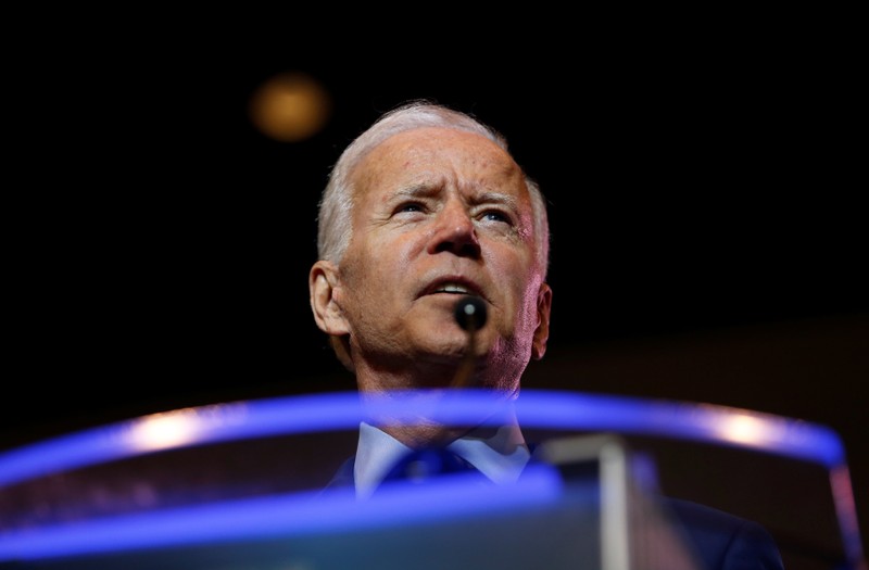 Democratic presidential candidate and former Vice President Biden speaks at the SC Democratic Convention in Columbia