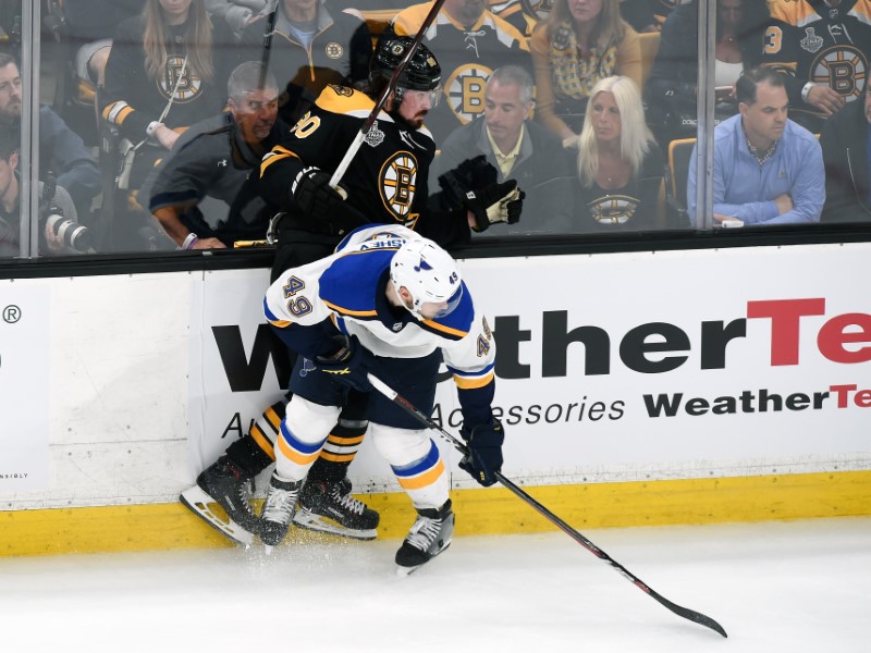 FILE PHOTO - NHL: Stanley Cup Final-St. Louis Blues at Boston Bruins