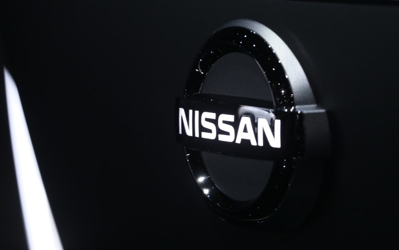 FILE PHOTO: The Nissan logo is seen at the North American International Auto Show in Detroit, Michigan