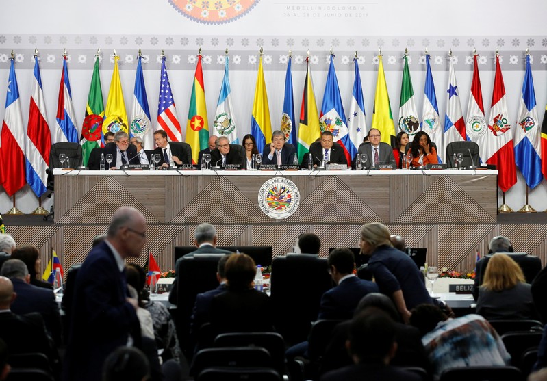 Organization of American States (OAS) meeting in Medellin