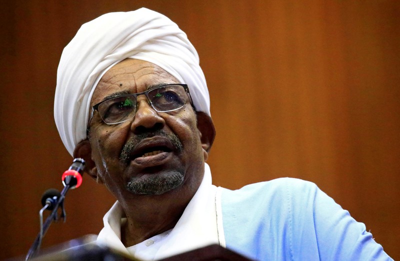 FILE PHOTO: Sudanese President Omar al-Bashir delivers a speech inside Parliament in Khartoum