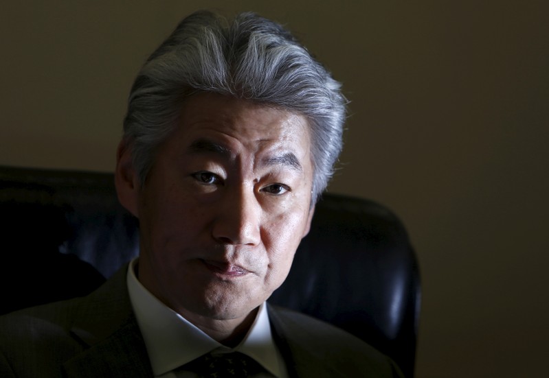 FILE PHOTO: Nomura Holdings' Chief Executive Officer Nagai attends an interview with Reuters in Tokyo