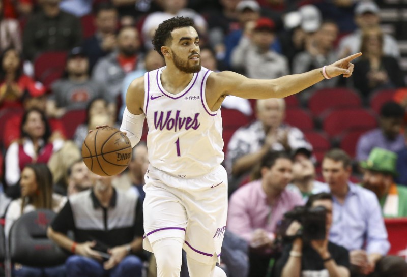 NBA: Minnesota Timberwolves at Houston Rockets