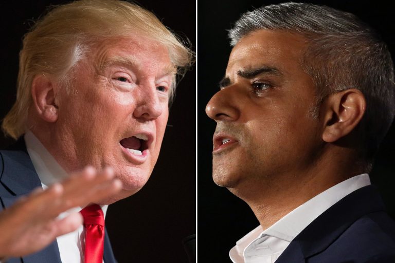 Trump blasts London Mayor Sadiq Khan on UK trip: ‘He is a stone cold loser’