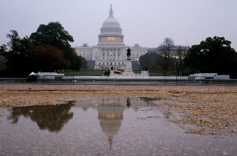 FILE PHOTO: U.S. Capitol building on the morning of the 2018 U.S. midterm election in Washington