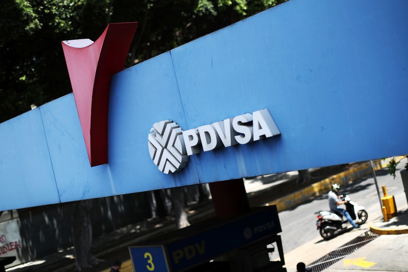 FILE PHOTOA state oil company PDVSA's logo is seen at a gas station in Caracas