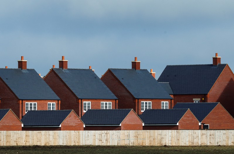 FILE PHOTO: New residential homes are seen at a housing estate in Aylesbury