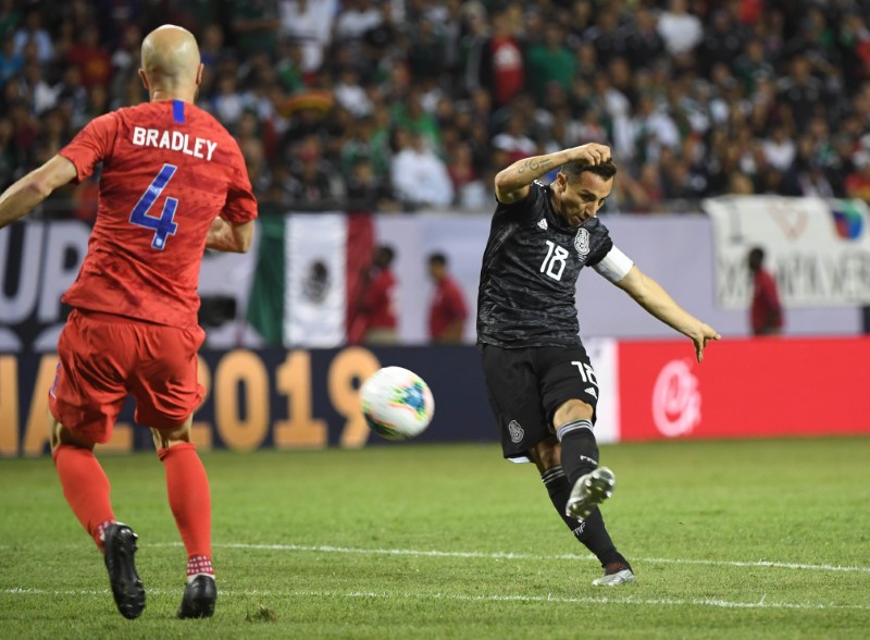 Soccer: CONCACAF Gold Cup-Mexico at USA