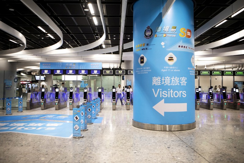 Guangzhou-Shenzhen-Hong Kong Express Rail Link's West Kowloon Terminus Opening Ceremony