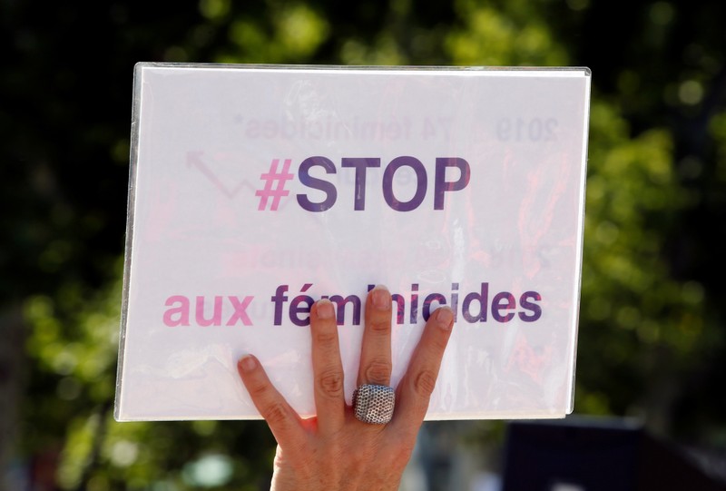 Families of victims and activists attend a rally against 