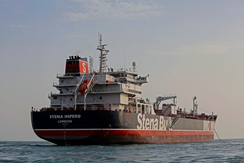 US-PHILIPPINES-LABOURStena Impero is seen at Bandar Abbas port