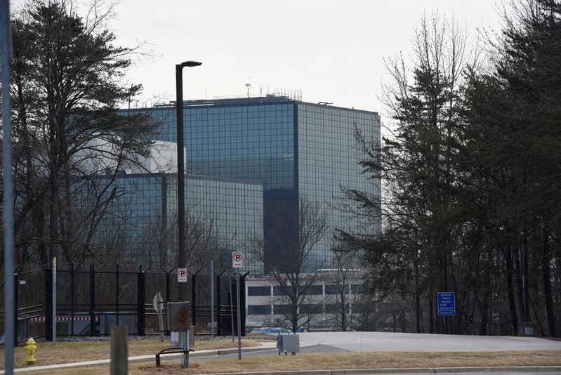 FILE PHOTO: The National Security Agency (NSA) headquarters is seen in Fort Meade, Maryland