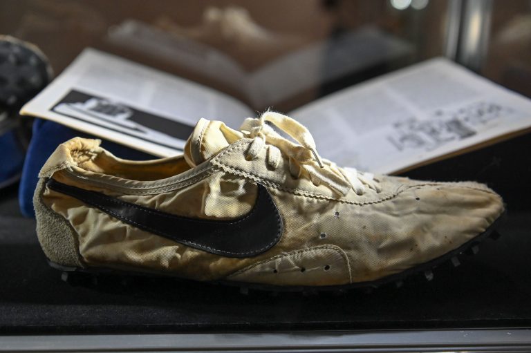 Sotheby’s sells sneaker collection for $850,000. Rare Nike ‘Moon Shoe’ expected to fetch $160,000