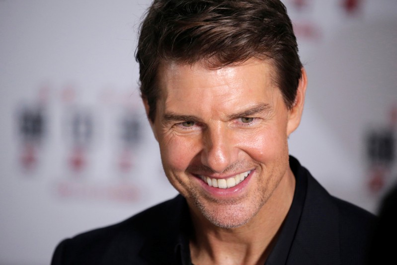 Cast member Tom Cruise attends a news conference promoting his upcoming film 