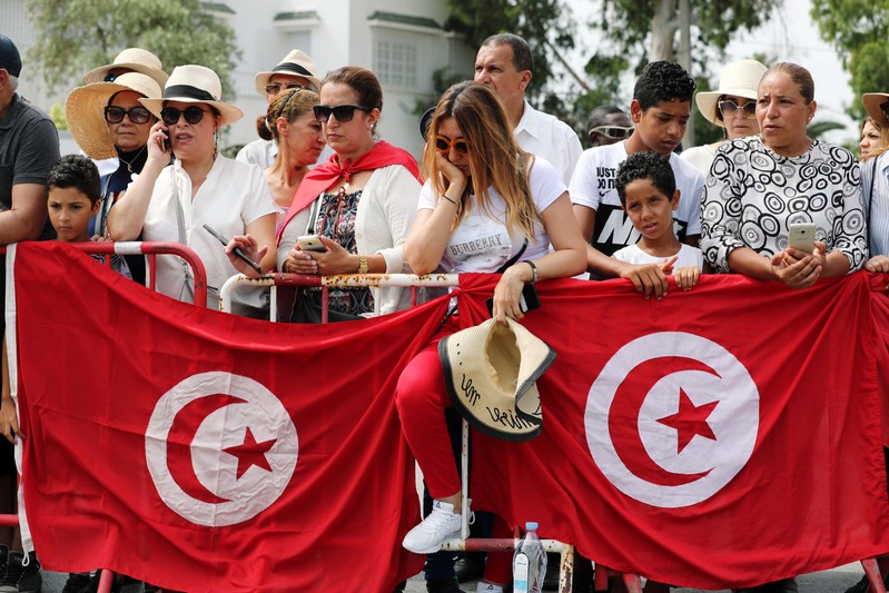Tunisia holds funeral for president Beji Caid Essebsi, who died at the age of 92