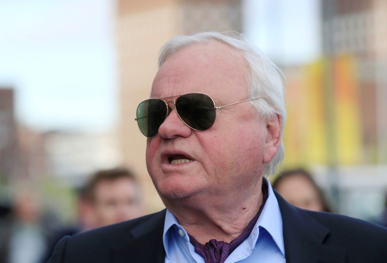 Norwegian-born shipping tycoon Fredriksen speaks in Oslo