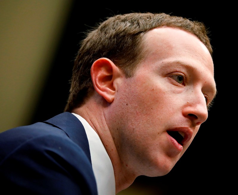 FILE PHOTO: Facebook CEO Zuckerberg testifies before House Energy and Commerce Committee hearing on Capitol Hill in Washington