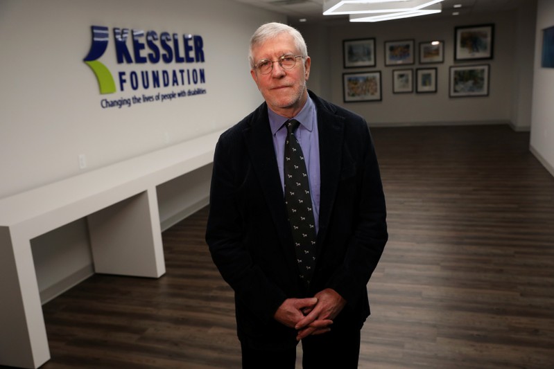 John O'Neill, director of employment and disability research at the Kessler Foundation, poses at their offices in East Hanover, New Jersey