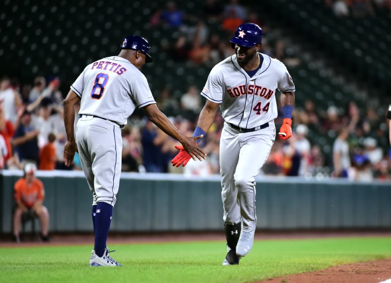 MLB: Houston Astros at Baltimore Orioles