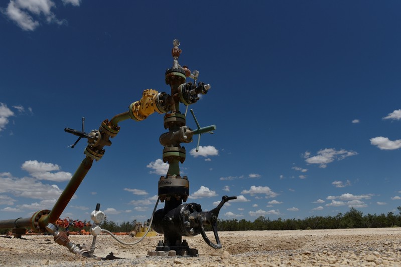 A wastewater injection well owned by Parsley Energy operates in the Permian Basin near Midland