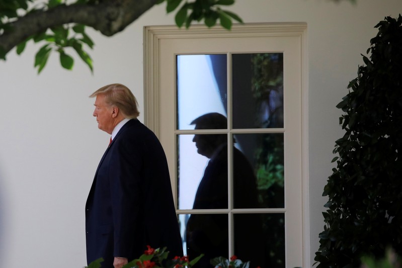 U.S. President Trump departs for travel to Cincinnati, Ohio from the South Lawn of the White House in Washington